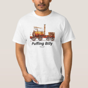 T-shirt Foudre Billy Steam Train Anglais Locomotive