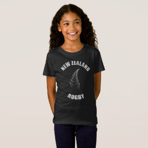 T-Shirt Fougère argentée inspirée maorie de kiwi de rug