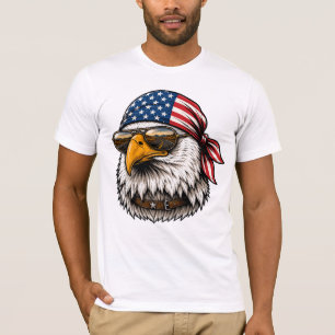 T-shirt Foulard aigle patriotique USA Road Trip