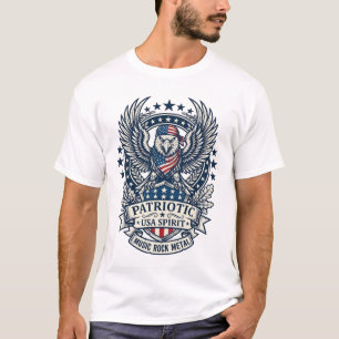 T-shirt Foulard Patriotique Rocker Old Glory Musique Rock 