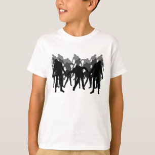 T-shirt Foule de zombi