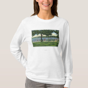 T-shirt Foules à la plage et au parc sur Chautauqua