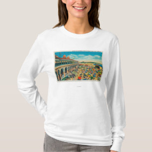 T-shirt Foules sur la plage devant le casino