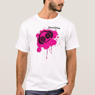 T-shirt Four4ths : : Logo d'éclaboussure de rose et de