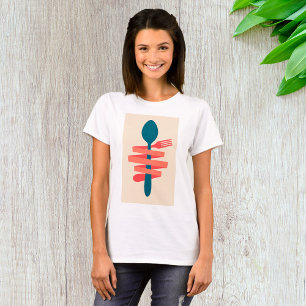 T-shirt Fourche Et Cuillère
