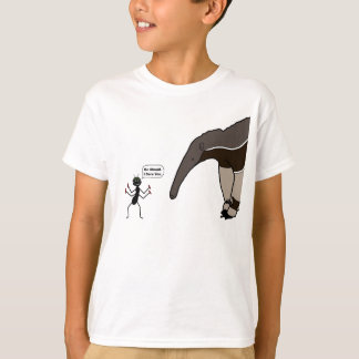 T-shirt Fourmi contre la chemise de fourmilier