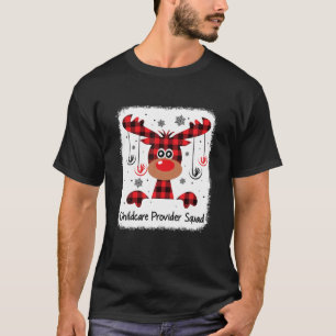 T-shirt Fournisseur de garde d'enfants Squad amusant Red P