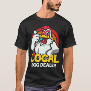 T-shirt Fournisseur d'œufs local Ferme de poulets Agricu