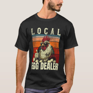 T-shirt Fournisseur d'œufs local Fermier de poulets de fe