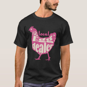 T-shirt Fournisseur d'œufs local Fermier fournisseur de po