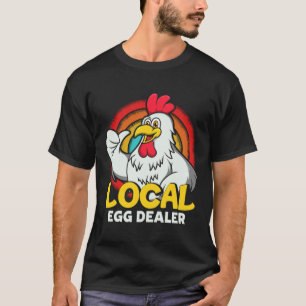 T-shirt Fournisseur d'œufs local Poulet Ferme Agriculteu