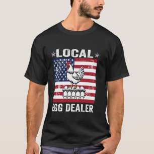 T-shirt Fournisseur d'oeufs localu2013Cultivateur de poule