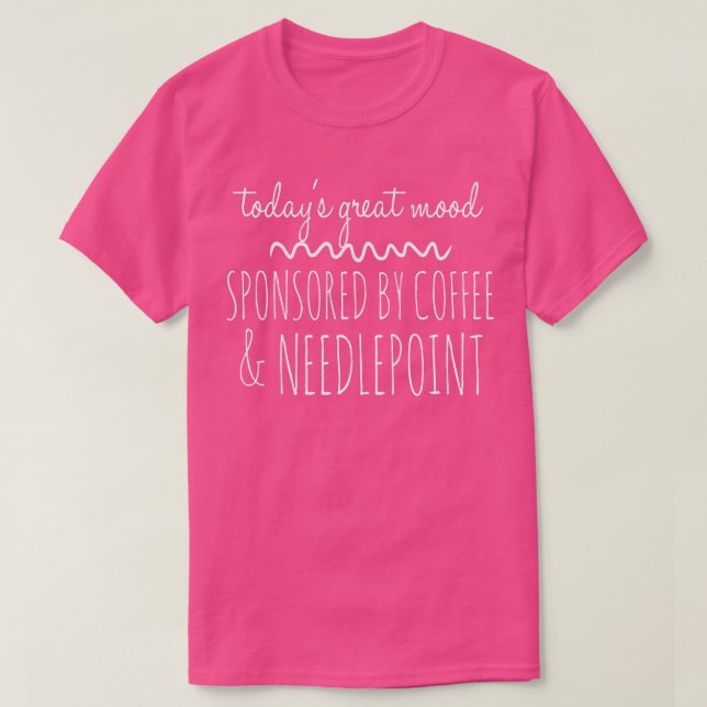 T-shirt Fournitures Needlepoint Aujourd'hui Grand Tee - sh (Design devant)