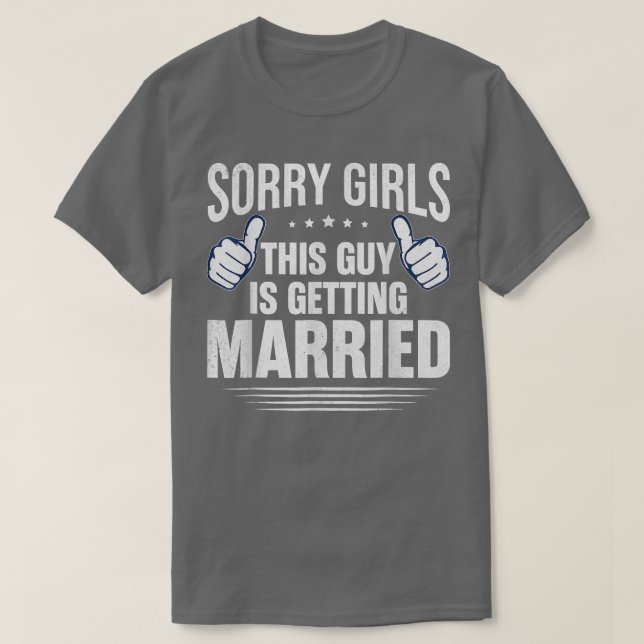 T-shirt Fournitures pour enterrement de vie de garçon mari (Design devant)