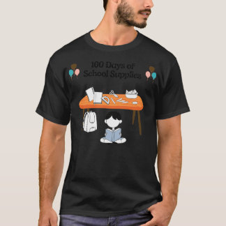 T-shirt Fournitures scolaires de 100 jours
