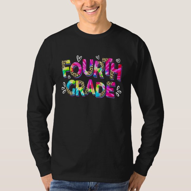 T-shirt Fourth Grade Teacher 4th Student Back To School Ti (Devant)