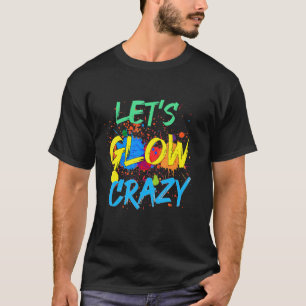 T-shirt Fous de lueur fainéant à l'huile de peinture de la