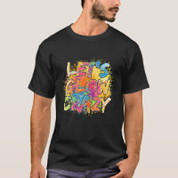 Fous de lueur tenue Retro Colorful Fête Naissance