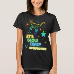 T-shirt Fous de lumière en septembre Cool de fête Annivers
