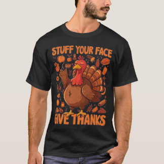 T-shirt Fous Votre Visage, Donnez Merci - Un Jeu De Gâteau
