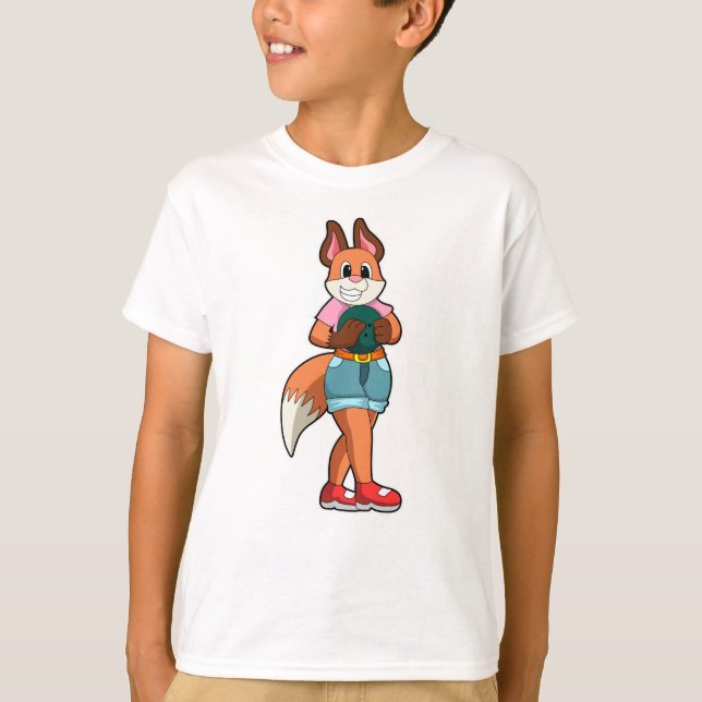 T-shirt Fox à Bowling avec Bowling ball (Devant)