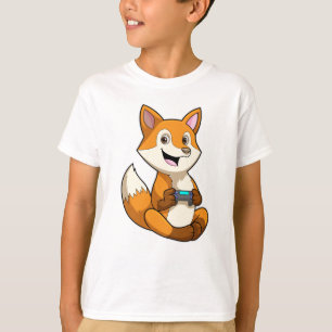 T-shirt Fox à jouer avec contrôleur
