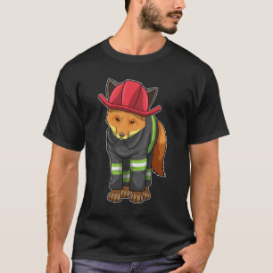 T-shirt Fox as Firefighter avec Helmet