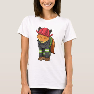 T-shirt Fox as Firefighter avec Helmet
