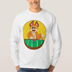 T-shirt Fox at Poker avec des jetons de Poker