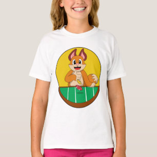 T-shirt Fox at Poker avec des jetons de Poker