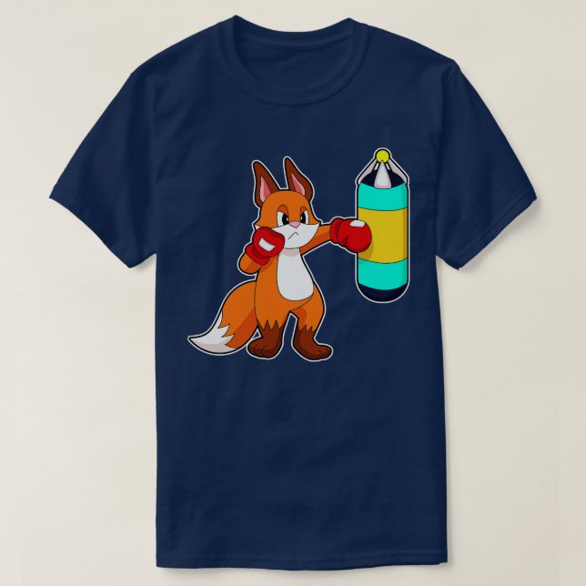 T-shirt Fox Boxer Punching sac (Design devant)