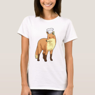 T-shirt Fox comme Cook avec Chef casquette