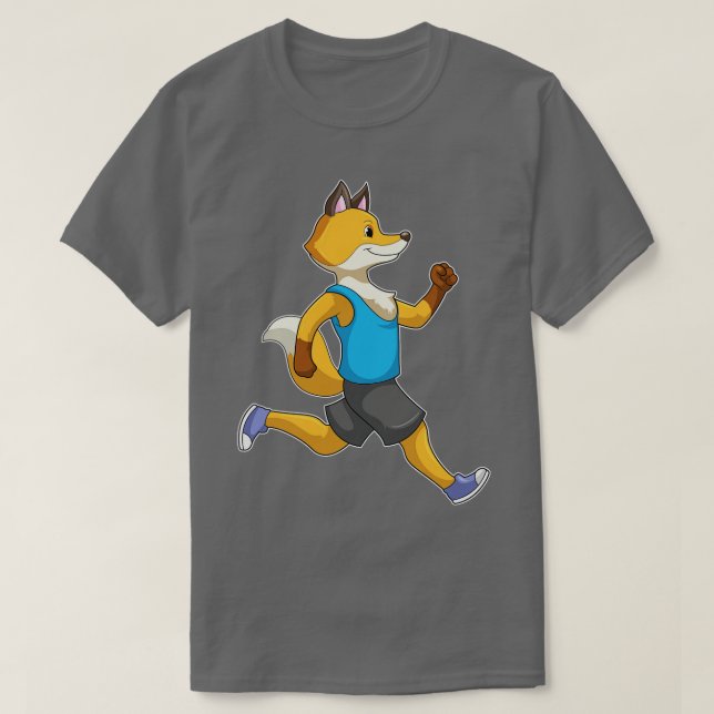 T-shirt Fox comme coureur à Running (Design devant)