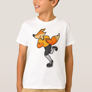 T-shirt Fox comme joueur de football avec Football