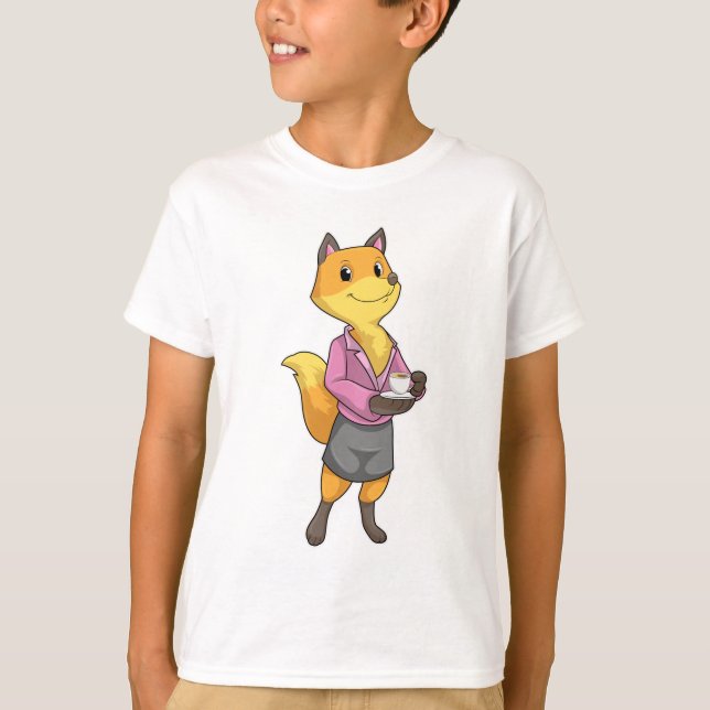 T-shirt Fox comme secrétaire de la Coupe du café (Devant)