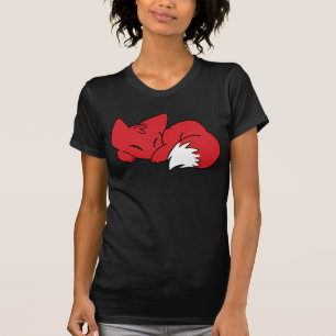 T-shirt Fox courbé de sommeil