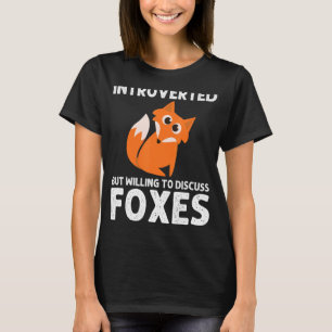 T-shirt Fox Designs For Men Femmes Renards Animaux Faune