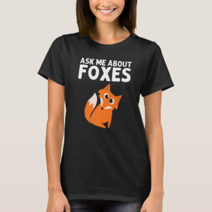 T-shirt Fox Designs For Men Femmes Renards Animaux Faune
