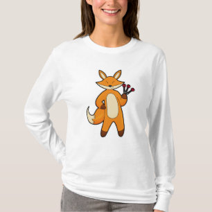 T-shirt Fox en Dart player avec Darts