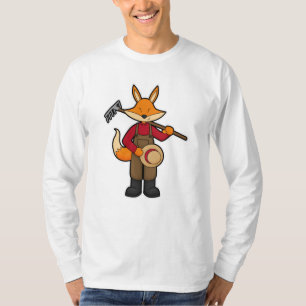 T-shirt Fox en fermier avec Rake & Casquette