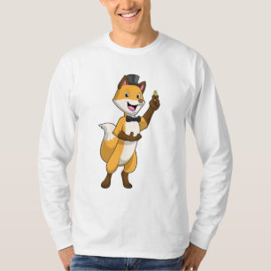T-shirt Fox en Groom avec anneau Mariage