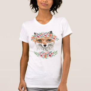 T-shirt Fox floral