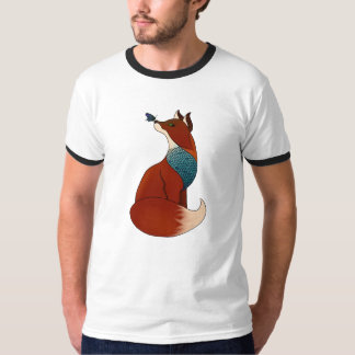 T-shirt Fox géométrique