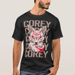 T-shirt Fox Head - Corey Name
