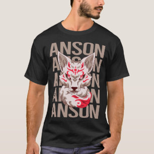 T-shirt Fox Head - Nom de l'enfant