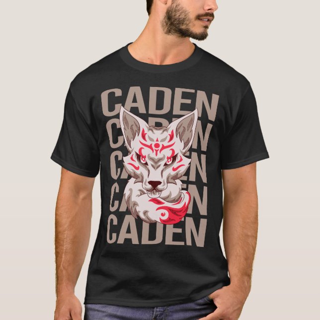 T-shirt Fox Head - Nom du caden (Devant)