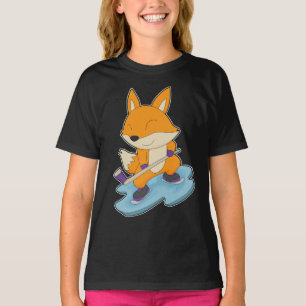 T-shirt Fox Ice hockey bâton de hockey sur glace