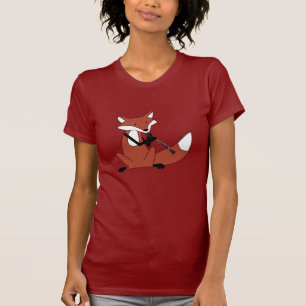 T-shirt Fox jouant la clarinette