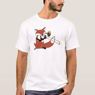 T-shirt Fox jouant le trombone