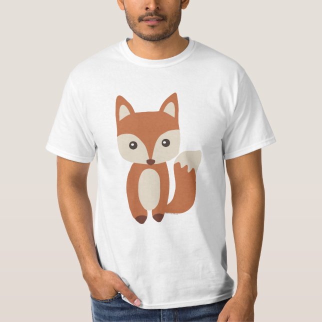 T-shirt Fox mignon de bébé (Devant)
